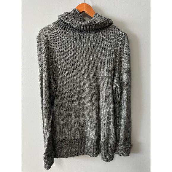 APT.9 Women’s Cowl Neck Sweater XL Gray Metallic Knit Long Sleeve NWT - Picture 4 of 7